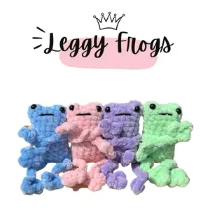 Crochet Amigurumi Leggy Frogs