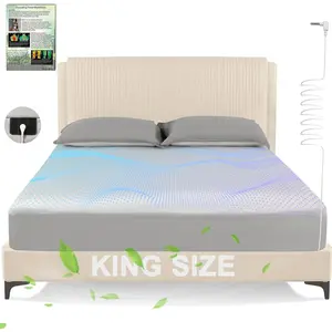 Grounding Sheets ,Earth Grounded Fitted Bed Sheet 10% Pure  Fiber + 90%  , Bed Grounding Kit with grounding Cord for Improved Sleep & Wellness(Greyaya, - 80"x78"x15")