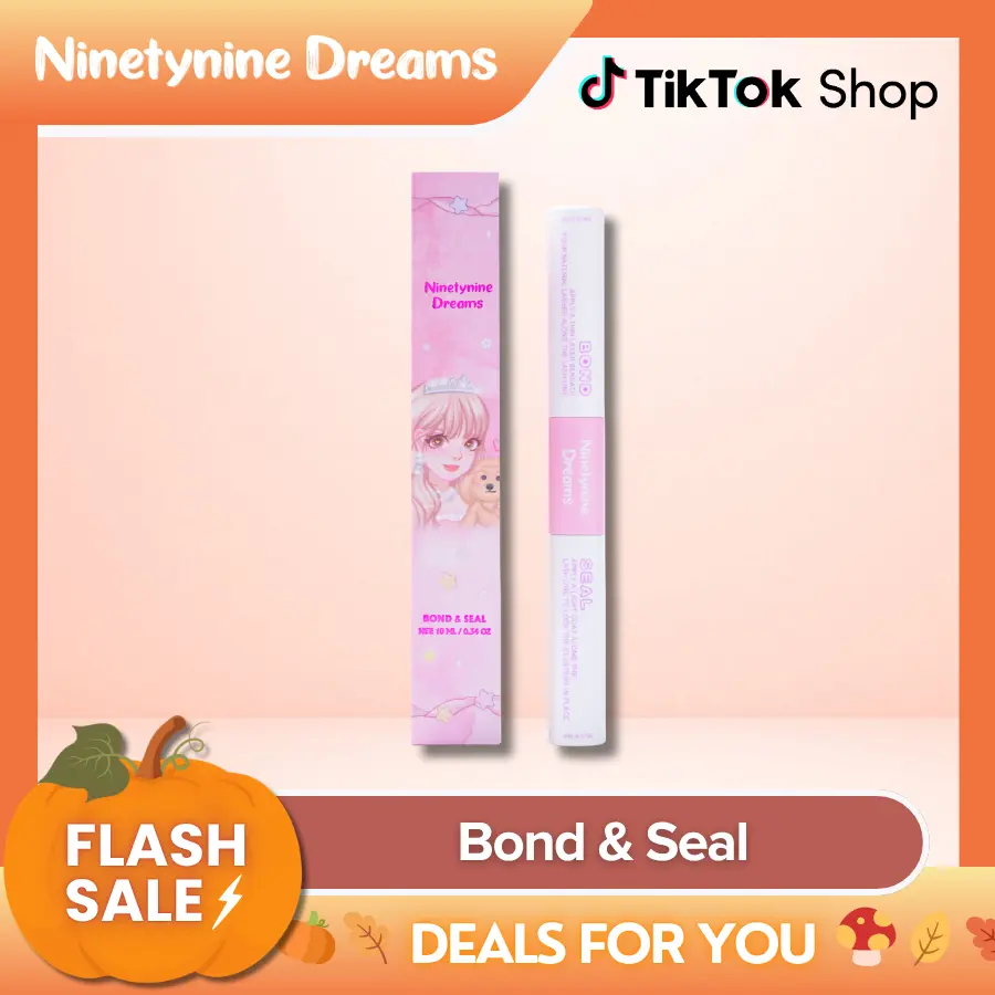 Ninetynine Dreams Bond & Seal Clear Long Lasting, Waterproof, Latex-Free, Tear-proof Eyelash Glue