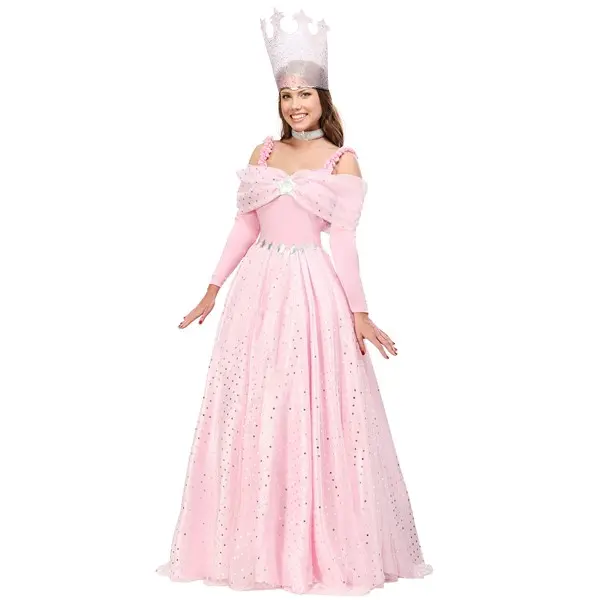 Plus Size Pink Deluxe Witch Dress Costume