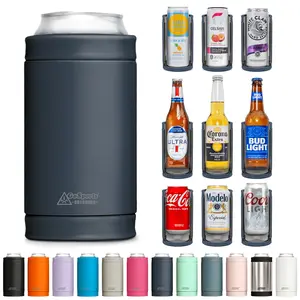 DUALIE 3 in 1 Insulated Can Cooler - Navy