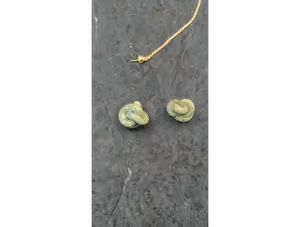 Faux Stone Knotted Studs