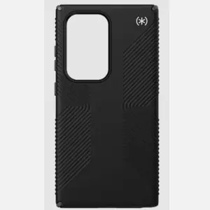 Speck Presidio2 Grip Case for Samsung Galaxy S24 Ultra - Black Protective Cover with Grip Technology for Enhanced Security and Style