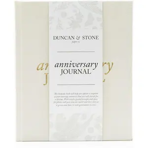 Wedding Anniversary Journal - Anniversary Journal for Couple - Wedding Notebook & Wedding Memory Book to Capture Moments(Ivory,189 Pages)