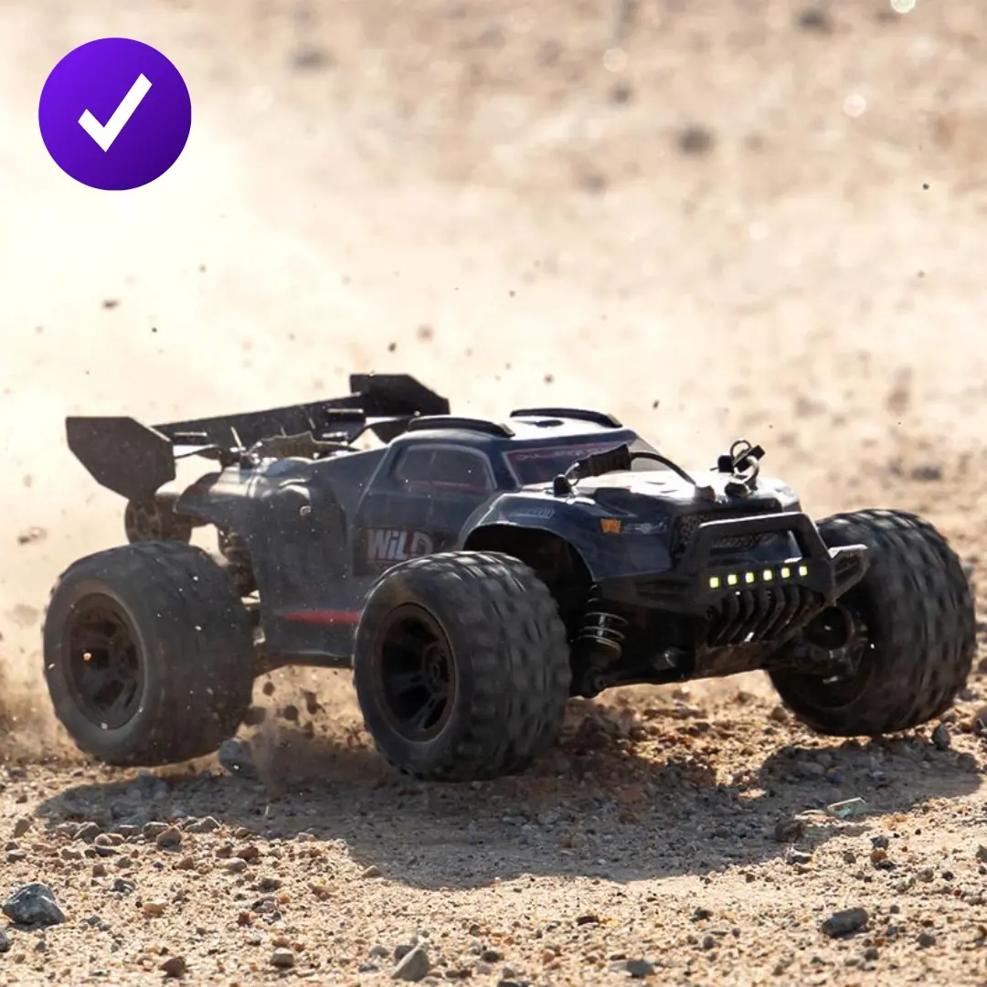 High Speed Shock Absorbed Off Road Vehicle, 1:18 Four Wheel Drive Car, Multi Terrain High Speed Remote Control Car, Rc Model Car, Men's Toy, Rc Cars