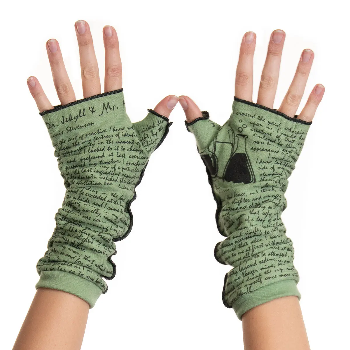 Dr. Jekyll and Mr. Hyde Writing Gloves