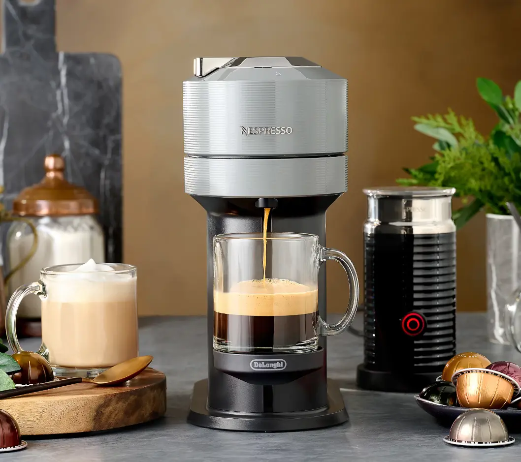 NESPRESSO Vertuo Next Coffee/Espresso Maker w Frother & Voucher - QVC
