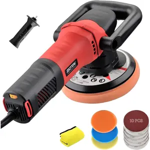ZOTA Car Buffer Polisher,6 inch Orbital Polisher,Dual Action Polisher with 6 Variable Speed, 750W Ramdom Orbital Polisher Buffer for Car Detailing,car buffers and kit for Waxing Polishing.