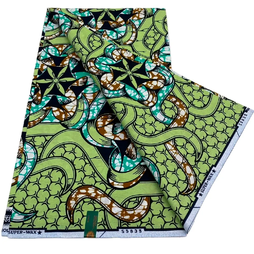 Authentic African Super 100% Cotton 6yards