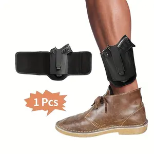 A quick-draw boot cover with invisible function, suitable for both men and women, universal for left and right use, for invisible carrying adjustable cant anti-theft hidden storage snap closure thigh holster