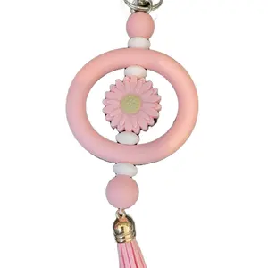Silicone ring keychain