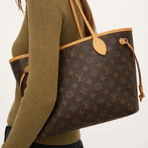 Pre-owned Louis Vuitton Canvas Tote Bags Neverfull PM Monogram Tote