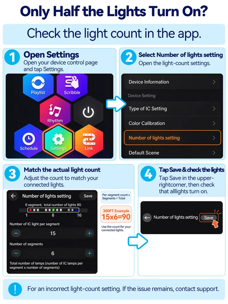 SINLEY Permanent Outdoor Lights,Waterproof LED RGB IC Landscape Lighting - IP67 Rated, Smart App & Remote Control, DIY Scene Modes, Music-Sync Glow, Yard & Party Lights for Garden Eaves, Christmas Decor christmasdecor,home decor