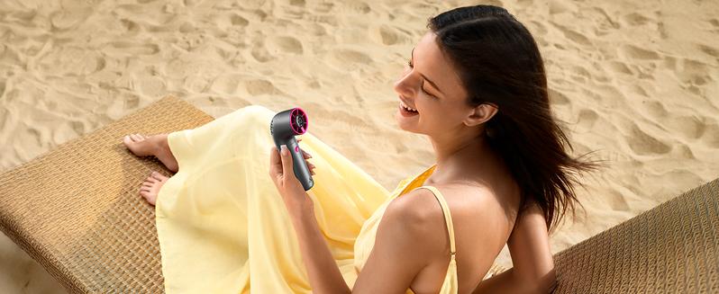 Aecooly Portable Handheld Fan, Powerful Turbo Mini Fan, 19000 RPM High Speed Aero Ultra, 15H Max Cooling Time, 7 Speeds Aluminum Case, Pocket Rechargeable Personal Small Travel GIfts for Women