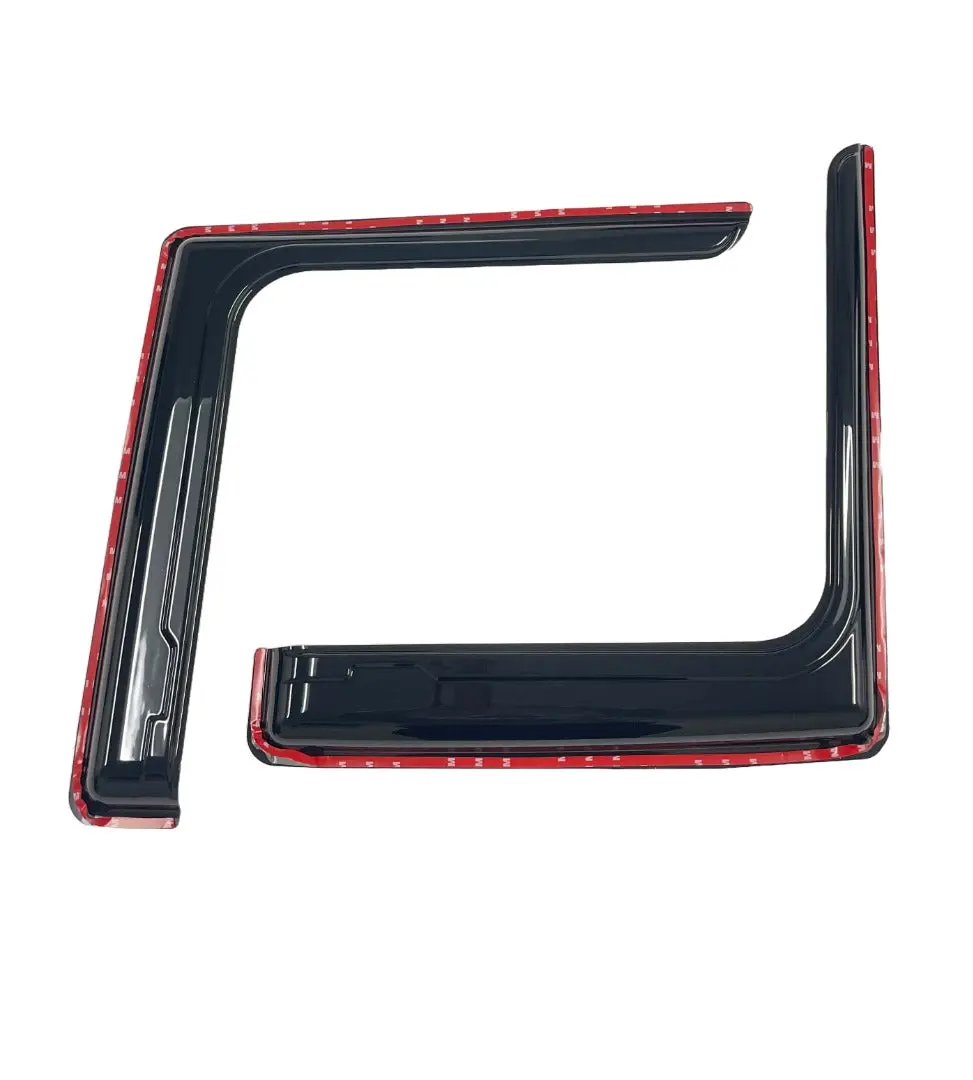 Torque Chrome Automotive Vehicle Accessories 2×Side Window Deflectors - Pair for International Prostar Series (2005-2011), Driver & Passenger Side, Blocks Rain and Wind (TRFT126)