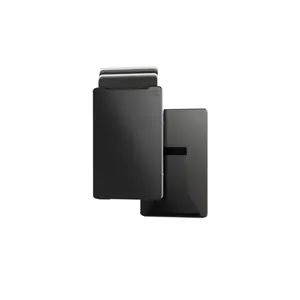 Groove Wallet - Gun Metal with Money Clip Groove Wallet - Gun Metal with Money Clip