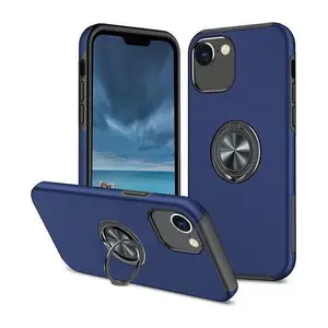 Entronix Case for iPhone 16E - 360º Circular Ring Holder Cover Metal Wireless Dustproof Protection Cellphone