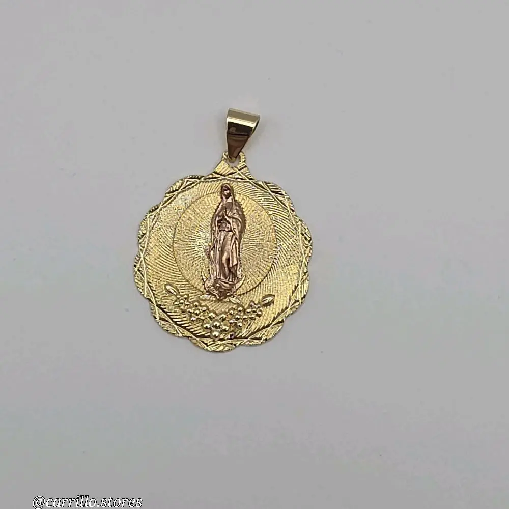 Virgin Mary beautiful PENDANT fancy  THREE COLORS design religious style gold-plated NO CHAIN