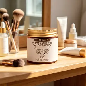 Beef Tallow for Skin, 1 Box/3 Boxes, Tallow and Honey Balm, Tallow Skin Cream, Body Moisturizer, Moisturizing Anti Dryness, Moisturizing Lightweight, Deeply Moisturizing and Nourishing,