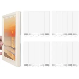 20-Pack Picture  Strips, No Tools Wall  Strips for Posters, -Free  Picture Hangers, -Free Removal
