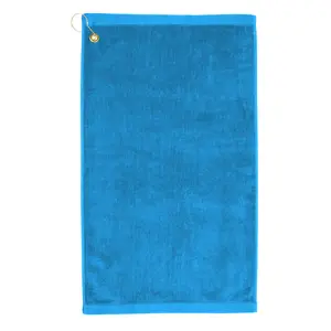 TowelSoft Premium 100% Cotton Terry Velour Golf Towel with Corner Hook & Grommet Placement 16 inch x 26 inch