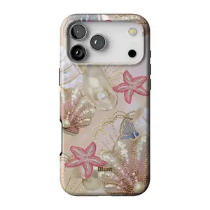 BLUNT CASES | Beach Trinkets | Aesthetic Cover for iPhone 17/16/15/14/13/12/11 All Series | MagSafe Compatible & Wireless Charging Ready | Durable & Stylish iPhone Cases | Gift for Teen Girls, Her And Lover