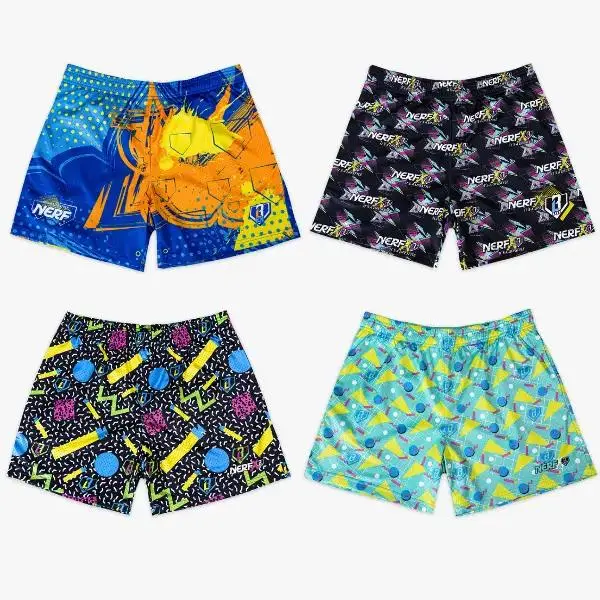 Baseball Lifestyle 101 BL101-NERF Collection Youth Mesh Shorts, 5 Premium Lightweight Breathable Athletic Shorts for Youth, Ideal for Baseball Training & Gym Activewear