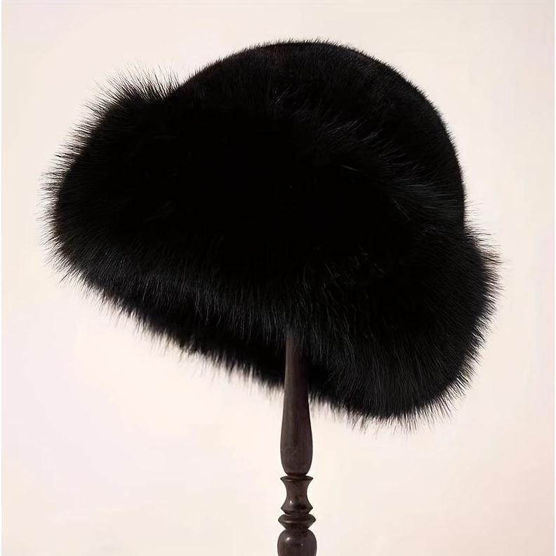 Women’s Fluffy Mongolian Faux Fur Winter Hat - Chunky Fleece Lining Ultra Warm - One Size Fits Most Outdoor/Daily Wear Women’s Fluffy Mongolian Faux Fur Winter Hat - Chunky Fleece Lining Ultra Warm - One Size Fits Most Outdoor/Daily Wear