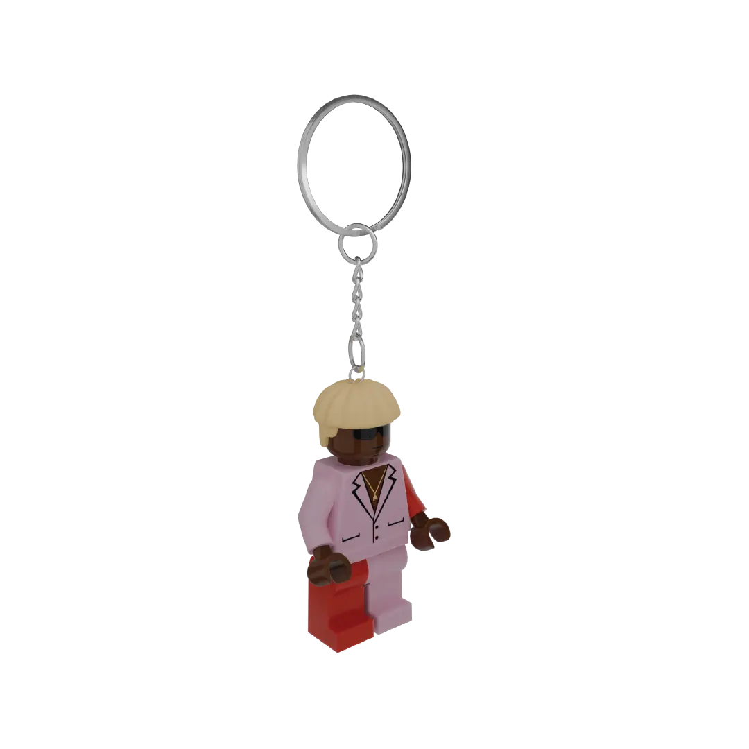 "IGOR" Figure Keychain (Pink/Red) | Nine Releases