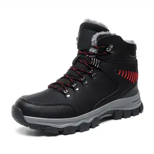 Winter Snow Boots Waterproof Shoes Walking Comfortable Hiking Tennis Booties Furry Mid Calf Warm Lightweight