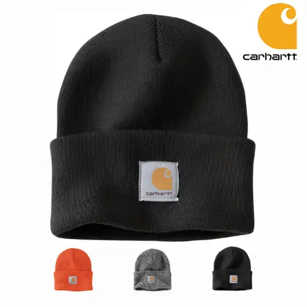 Carhartt Men's A18 Knit Cuffed Beanie In Multiple Colors, Beanie Soft Warm Winter Hat Unisex, One Size Fits All