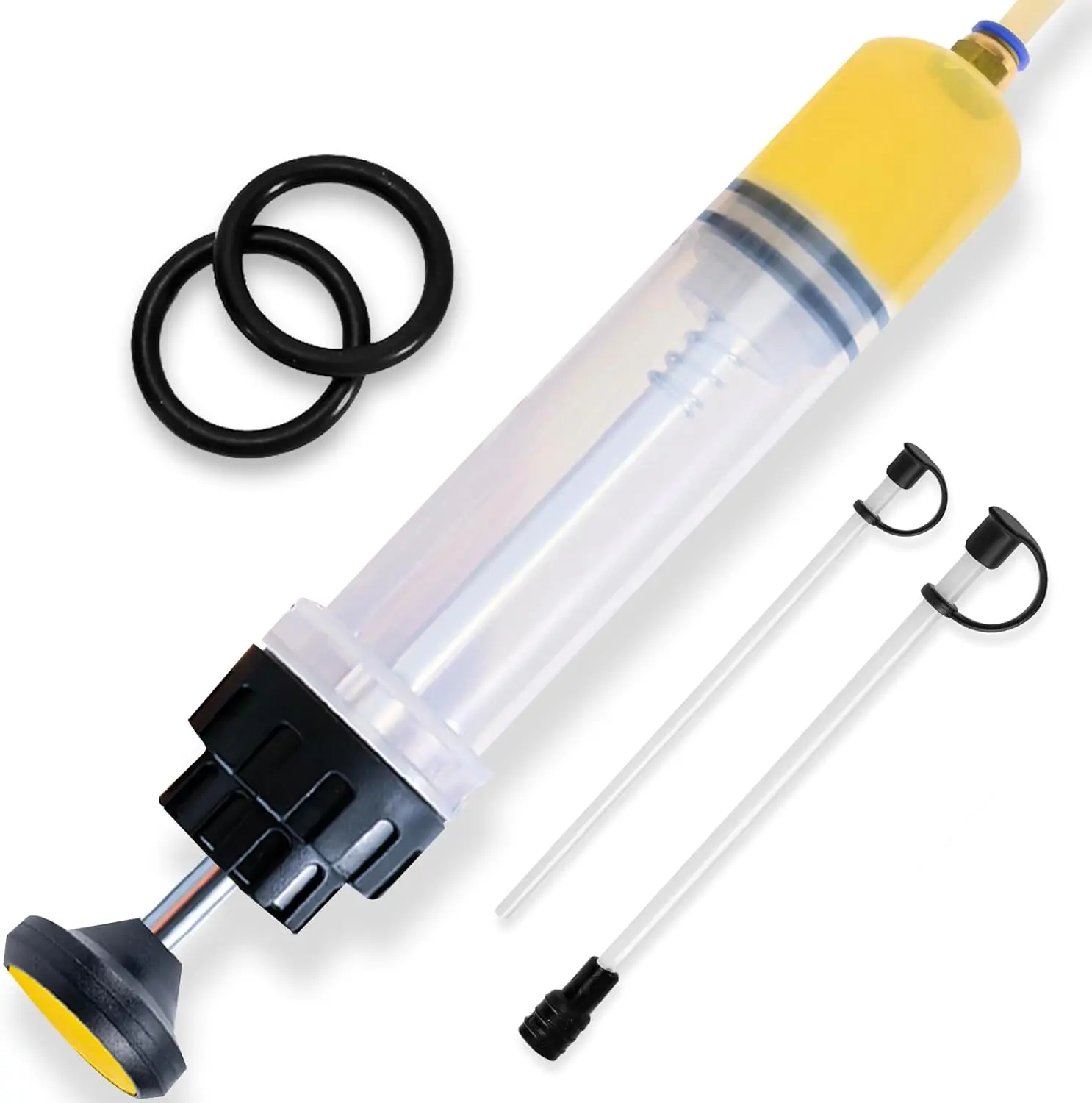 Manual Oil Fluid Extractor, 1 Count Car Oil Pump, Handheld Filling Oil Change Syringe Bottle Transfer, Car Brake Fluid Pumping Tool