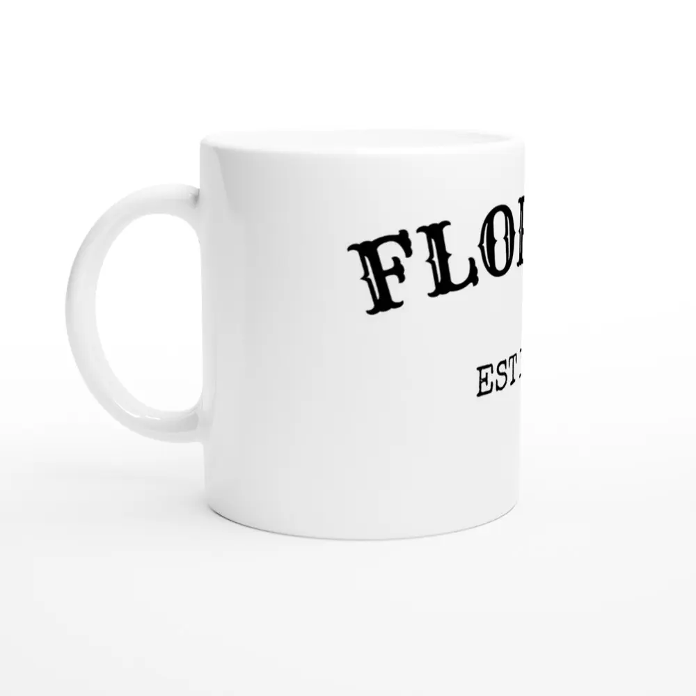 Florida Est 1845 Coffee Mug - State Pride 1845 Establishment Ceramic Cup White 11oz Ceramic Mug