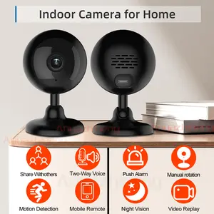 1080P HD Surveillance Camera, Smart Home Security Camera, WiFi Enabled, IR Night Vision, Two-Way Voice, Motion Detection
