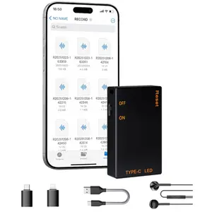 Ultra Magnetic Voice Activated Digital Recorder – AI Intelligent Noise Reduction, Long Battery Life, Mini & Portable, Large Storage, Includes OTG Adapter