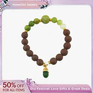 Chinese Tradition Herbal Bracelet-Wearable Aromatherapy-Stress Relief-Boost Your Vibe!-Natural Energy Healing and Growth Bracelet-Wood Element