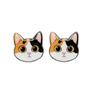 Calico Cat Stud Earrings