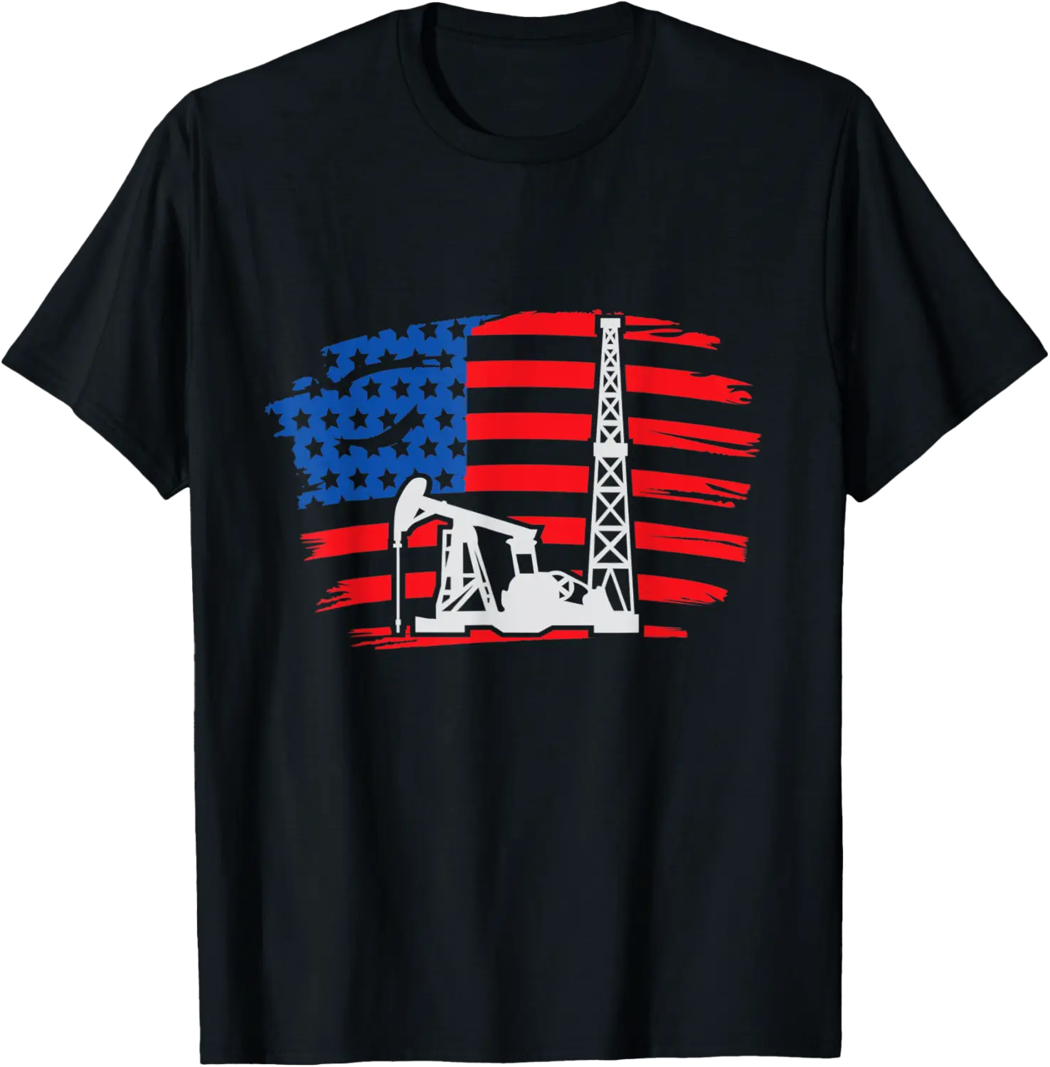 Drilling Rig America I Oil Drilling Rig Oil Production T-Shirt - Emmacole Shop 91B0BLJ2B4WD