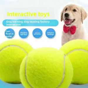 Tennis Design Dog Toy for Interactive Play, Outdoor Pet Training Ball for Dogs and Cats, Engaging Pet Activity Toy, Interactive Chew