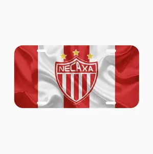 Club Necaxa Mexican Soccer License Plate – Futbol Mexico Auto Car Tag, Liga MX Fan Vehicle Plate 3