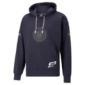 PUMA Mens Red Bull Racing Sp Graphic Hoodie Casual Outerwear Casual - Black