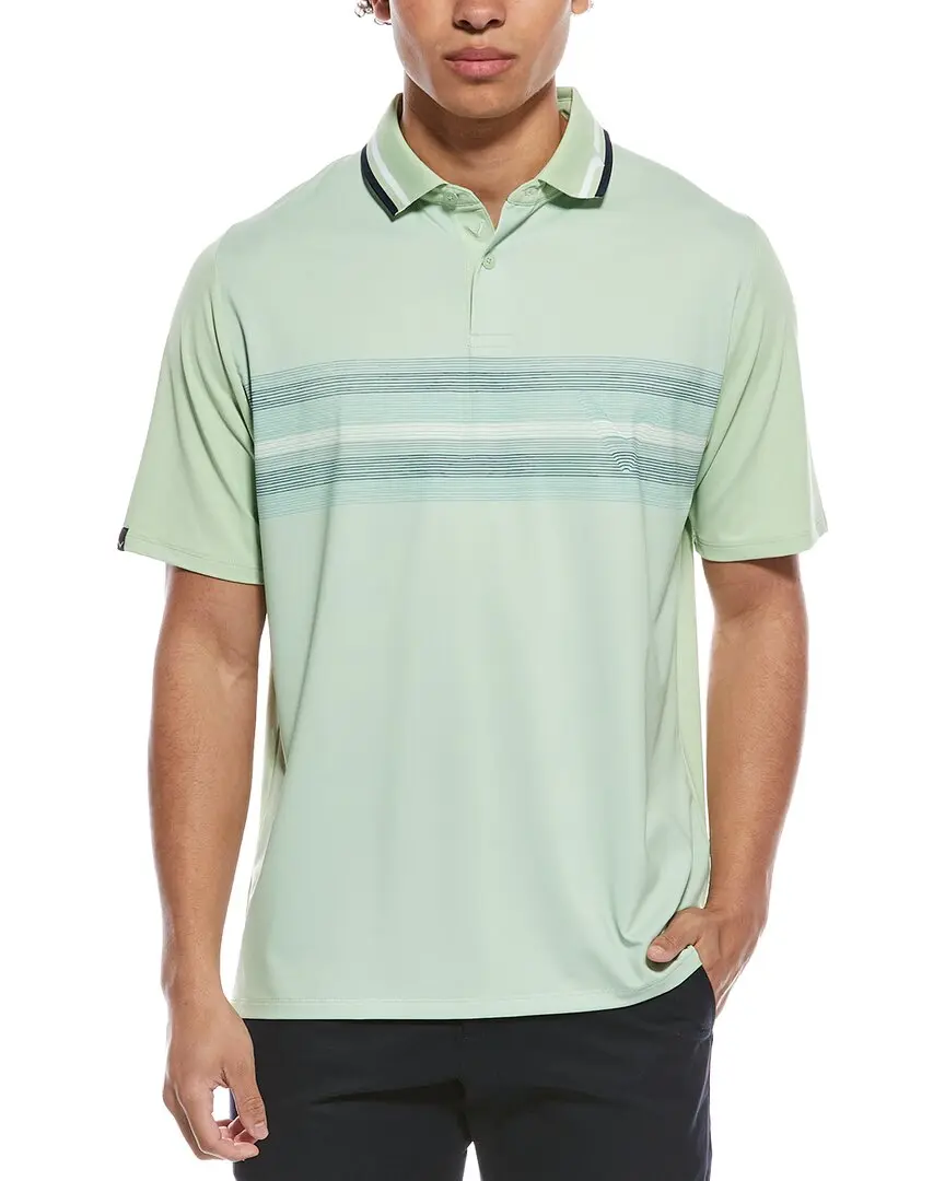 Callaway Engineered Roadmap Chevron Print Polo Shirt Callaway Engineered Roadmap Chevron Print Polo Shirt