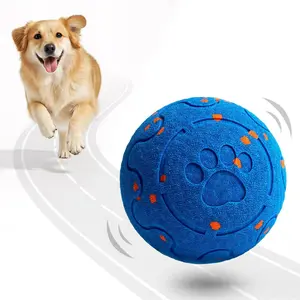 Fsitego Interactive Dog Ball: Auto Rolling Smart Toy with Throw & Bounce Modes, 3 Smart Rolling Settings for All Dogs, Chew-Resistant E-TPU, 50-min Type-C Fast Charge, IP54 Waterproof for Indoor/Outdoor Play