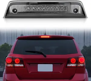Nilight Third Brake Light Tail High Mount 3rd Stop Lights Smoked Lens Compatible with Dodge Journey 2010 2011 2012 2013 2014 2015 2016 Van SUV Rear Center Cab Lamp