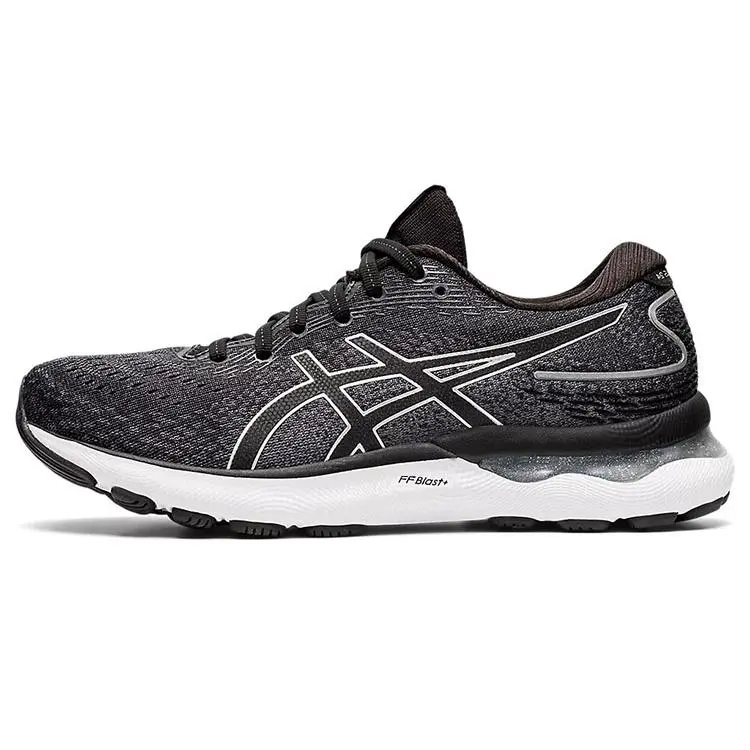 Women's Running Shoe, Gel Nimbus 24 Style in Black & Pure Silver, Casual Athletic Sneaker Footwear 1012B201-001, Sports Shoes, Training, Walking Shoes