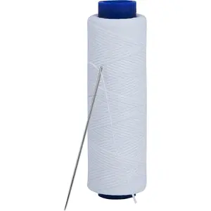 Waxed Thread,  Thread for Leather, Upholstery, Shoe, Bag, incl.  (Colour: White)
