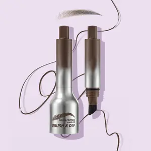 Eyebrow Pencil Large Brush Head Tint Eyebrow Cream Wild Eyebrow Natural Three-Dimensional Long-Lasting Hairline Smudge-Proof Makeup Cosmetic