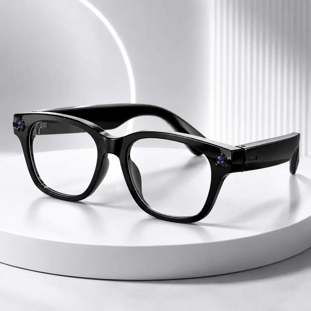 AI Smart Glasses with Translation, 8MP Camera, Real-Time Recording, Wireless Calling and Voice Assistant