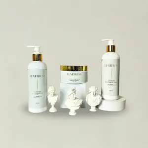 Lumitress Everyday Wash Essentials - Luxury Shampoo Conditioner & Hair Mask Set with Aloe Vera for Deep Repair & Nourish