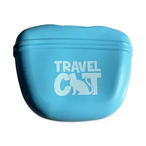 "The Reward Ready" Hands-Free Clip-On Cat Treat Pouch
